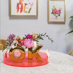 Oh joy for target pink acrylic tray